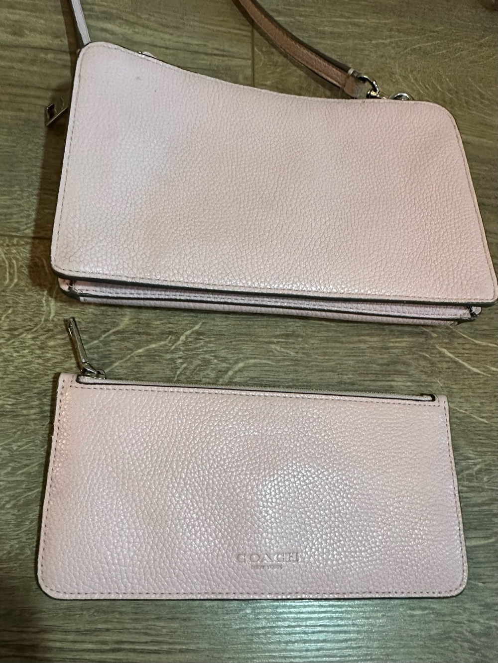 Coach Noa Pop Up Messenger Bag Pebbled Leather Pink Peony - Picture 6 of 15